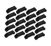 Amosfun 20pcs Gaming Chair Footrest Sliders Replacement Parts Heavy Duty Plastic Recliner Footrest for Office Sofa Gaming Chairs