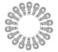 Amosfun 20pcs Mini Stainless Steel U Shaped Wall Hooks Compact Heavy Duty Coat and Towel Hangers for Bathroom Kitchen Bedroom Corrosion Resistant Multifunctional Hooks for Small Spaces
