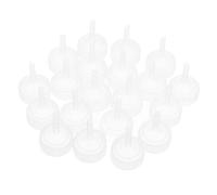 Amosfun 20pcs Multi-purpose Small Plastic Funnels with Spiral Leakproof Design for Filling Bottles and Electric Hot Water Bags Compact Mini Liquid Transfer Tools for Kitchen and Sand