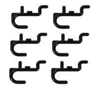 Amosfun 20pcs Plastic Pegboard Hooks for Garage Home Tool Hanging Lightweight Stable Peg Board Hook Kit for Warehouse Office Workshop Storage and Organization