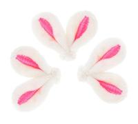 Amosfun 20pcs Rabbit Ear Accessories Diy Hair Clips Decor Easter Decor Hairpin for Women Girls