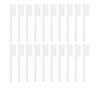 Amosfun 20pcs Small Finger Toothbrush for Prison Inmates with Short Handle and Sturdy Plastic Design, Mini Portable Toothbrush for Prison Environments and Daily Oral Care