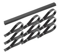 Amosfun 20pcs Snare Drum Wire Mounting Parts Snare Wire Straps High-grade Pet Material Flexible Convenient to Use Black Drum Accessories for Drummers