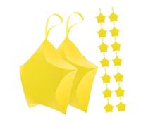 Amosfun 20Pcs Star Shaped Favor Boxes for Weddings Birthdays Parties Elegant Candy Boxes for Festive Celebrations Unique Design Enhances Event Ambiance