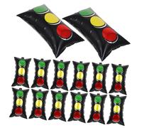 Amosfun 20PCS Traffic Light Foil Balloons Red Yellow Green Party Decorations for Birthday Car Race School Traffic Safety Theme Balloon Props