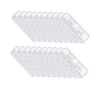 Amosfun 20pcs UV Detection Cards for Accurate Uva and Uvc Assessment Display, Sturdy Pvc Material, Suitable for Factories and Professional Environments UV Detector Indicator Cards