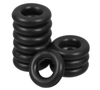 Amosfun 20pcs Vintage Sewing Machine Rubber Tire Replacement Parts, Bobbin Winder Tire for Singer, Sewing Spool Pin Cap Accessories, Suitable for Classic Foot Pedal Machines