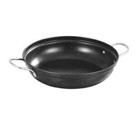 Amosfun 22CM Korean Ramen Pot Stainless Steel Seafood Hot Pot Metal Cooking Wok with Double Handles Small Soup Cooking Pan for Home Use