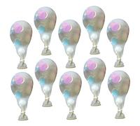 Amosfun 24Pcs Colorful Sequin Balloons for Birthday Party Decorations Nice Balloon Ornaments for Creating Warm Atmosphere Reusable and Easy to Install Photo Prop for Celebrations