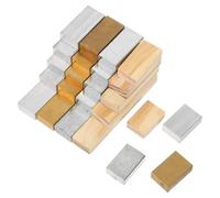 Amosfun 24pcs Material Density Block Middle School Science Blocks Science Education Products Density for Physics for Cube Copper Iron Aluminum Wood