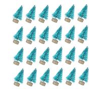 Amosfun 24pcs Mini Christmas Tree Christmas Ornaments Sisal