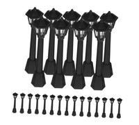 Amosfun 24pcs Miniature Street Light Models Realistic Urban Lamp Posts for Home Decor Bookshelf Display Model Railway Architectural Layouts