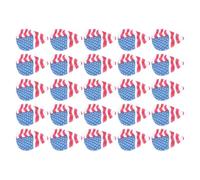 Amosfun 25pcs Guitar Plectrums Set Electric Guitar Picks with Smooth Surface Pvc Material Easy to Carry Compact Design for Ukulele and Bass Players