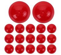 Amosfun 25pcs Raffle Balls, 4cm Plastic Vending Capsules, Hollow Fillable Balls with No Number for Easter, Party Games, Family Gathering