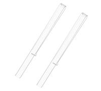 Amosfun 2pcs Acrylic Music Note Clips Stable round Design Practical Music Score Clamps for Holding Sheet and Book Pages