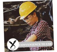 Amosfun 2pcs Adjustable Hard Hat Chin Strap Comfortable Elastic Chin Cup for Construction Industrial and Outdoor Use Black Accessories Random Color