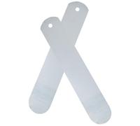 Amosfun 2pcs Aluminium Straight Sock Jigs 7.5x45cm for Heat Press Transfer Sublimation Printing DIY Pattern Blank Sock Boards for Crew Craft and Sewing