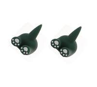 Amosfun 2pcs Animal Tail Wall Hooks Decorative Cartoon Adhesive Hooks 3.5x2.0x1.2inch Abs Vinyl Space-Saving Sturdy for Entryway and Living Room