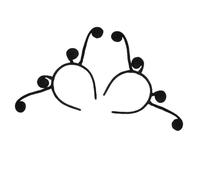 Amosfun 2pcs Antenna Headbands for Women with Butterfly, Insect and Spider Designs, Flexible Party Hair Accessories for Masquerade, Halloween and Festival Use