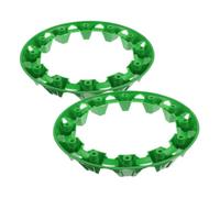 Amosfun 2pcs Atv Wheel Hub Covers Durable Plastic Rim Caps for Off Road Vehicles Rim Decoration Trim Utv Hub Caps Easy Installation and Replacement