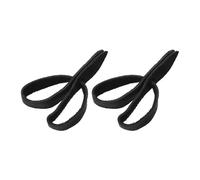Amosfun 2pcs Bow Wrist Guard Bow Rope Sling Leather Black Competitive Sessions Reduces Friction Improves Accuracy