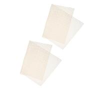 Amosfun 2pcs Brooder Pads for Chicken Coop Chick Brooder Mat Silicone Non-slip Mesh Liner 47.2x23.6 Inch Cut to Size Beige for Chicks, Chicken Coop Box, 0-4 Week Old Poultry