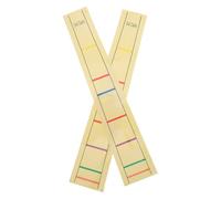 Amosfun 2pcs Cello Fretboard Stickers Fretboard Tools Pvc Beige Universal Fit Removable for Beginners Students Lessons Rehearsals