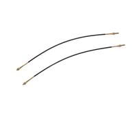 Amosfun 2pcs Cello Tail Cord Replacement 4/4 3/4 Steel Wire Black Versatile Fit Convenient to Use Musical Instrument Accessory for Cello