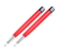 Amosfun 2pcs Clock Cleaning Fiberglass Pen with Red Handle for Watch Sweeping and Drilling Dust Removal, Sturdy Watch Cleaning Brush Set for Clock Repair and Lens Maintenance