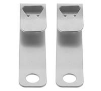 Amosfun 2pcs Cooler Lock Mounting Brackets Heavy Duty Metal Tie Down Kit with Bottle Opener Compatible with Portable Coolers for Secure Outdoor Camping Transport