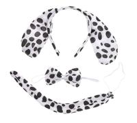 Amosfun 2Pcs Cosplay Animal Headbands with Bow Ties Tails Accessories for Parties Festivals and Halloween Celebrations Flexible Design for Adults