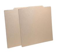 Amosfun 2pcs Double Sided Sprayed Steel Plate Heated Bed Build Surface for Printer Parts Resistant Flexible Pei Compatible with Anet Ender Pro