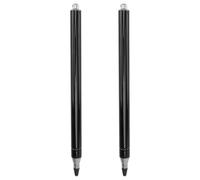 Amosfun 2pcs Extendable Pointer Whiteboard Pointer Pen 12.5in Polished Finish Non Reflective Tip Stainless Steel Classroom Teaching for Teachers