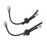Amosfun 2pcs Flexible Pe Oil Hose Tube Replacement Part for Small Engines and Garden Tools, Versatile Brush Cutter Component Compatible with Lawn Mower Line and Grass Trimmer Parts