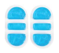 Amosfun 2pcs Gel Ice Pack for Nose Therapy and Nose Bleeding, Reusable Cooling Cold Compress Made of TPU Material, Nursing Aid for Injuries and Travel Use