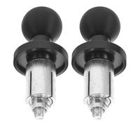 Amosfun 2pcs Handlebar Clamp Ball Motorbike Ball Bracket Phone Holder M10 Screw 24mm Diameter Effortless Install Outdoor Motorcycle Use