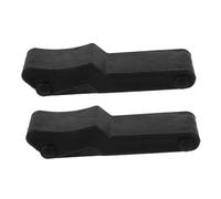 Amosfun 2pcs Heavy Duty Flexible Rubber Hood Latches with Steel Keeper Shock Absorption Damping Toggle Latch for Engine Hood Toolbox and Mechanical Equipment Easy Install and Versatile Use