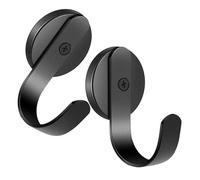 Amosfun 2pcs Heavy Duty Magnetic Wreath Hanger with Hook for Metal Front Door Refrigerator Cruise Cabin Strong Magnetic Hook for Christmas Decoration Garland Towel Holder Easy Seasonal