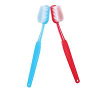 Amosfun 2pcs Huge Toothbrush Prop Oversized Comedy for Halloween Costumes Stage Performances Party Decorations Lightweight and Versatile Large Funny Props for Creative Photo Shoots