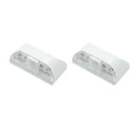 Amosfun 2Pcs Keyhole Sensor Light with 4 Led Bulbs Auto on/Off Human Body Induction Light for Door Lock Closet and Hallway (Battery Not Included)