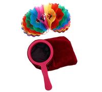Amosfun 2pcs Magic Props Change Bag Magic Performance Props Make It Appear Disappear for Kids Adults Stage Prop Supplies