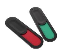 Amosfun 2pcs Magnetic Meeting Privacy Door Sign with Status Indicators, Solid Abs and Magnet Material, Easy Magnetic Installation, for Office and Exam Room Use