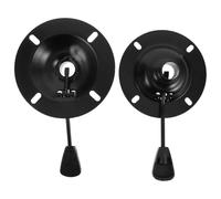 Amosfun 2pcs Metal Chair Swivel Base 2mm Thick 10x10cm Office Chair Replacement Parts Without Explosion-Proof Plate Suitable for Gaming