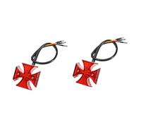 Amosfun 2pcs Motorcycle Brake Light Assembly Stylish LED Taillight for Motorbike Fit with Enhanced Visibility Easy Installation for Various Motorcycle Models