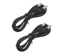 Amosfun 2pcs Nail Drill Handpiece Power Cable for Electric Nail Drill Machines with Flexible Maneuverability and Long Lifespan 1m Black Replacement Cord