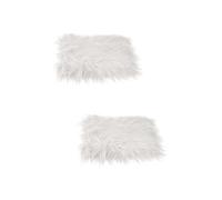 Amosfun 2pcs Newborn Photography Mat Fur Quilt DIY Photography Blanket for Newborn Essentials Small Swaddles for Accessories