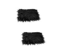 Amosfun 2pcs Newborn Photography Mat Photography Quilt Fur Blanket for Milestone Blanket for Nursery Decor and Girl Newborn