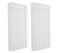 Amosfun 2pcs Number Balls Container Lucky Ball Storage Container Compartment Case Plastic Quick Access Versatility for Repeated Lottery Activities