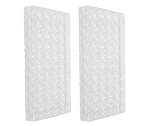 Amosfun 2pcs Number Balls Container Lucky Ball Storage Container Compartment Case Plastic Quick Access Versatility for Repeated Lottery Activities