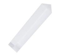 Amosfun 2pcs Optical Crystal Triangular Prism for Science Experiments Photography Effects and Classroom Physics Demonstrations with Precise Light Refraction and Polished Edges